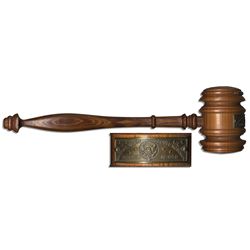 Rare Gavel Made From Relinquished Materials From the 1950 Truman White House Reconstruction