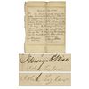 Image 1 : John Tyler Document Signed as Senator of Virginia -- Recommending Virginia Citizens to the Navy