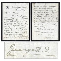 King George V Autograph Letter Signed From the First Year of His Reign