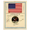 Image 1 : Exceptionally Scarce Apollo 11 Flag Flown to the Moon -- Signed by Armstrong, Aldrin & Collins