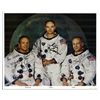 Image 1 : Apollo 11 Crew Signed 10'' x 8'' Photo -- Neil Armstrong, Buzz Aldrin & Michael Collins