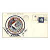 Image 1 : Apollo 15 Crew-Signed NASA Insurance Cover -- ''Al Worden'', ''Dave Scott'' & ''Jim Irwin'' -- Cance