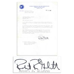 Roger Chaffee's 1963 Astronaut Acceptance Letter -- Signed By NASA Director Gilruth -- ''...a great 