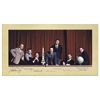 Image 1 : Excellent 18'' x 8.25'' Mercury 7 Signed Photo Display -- Signed By All 7 of the Astronauts -- For a