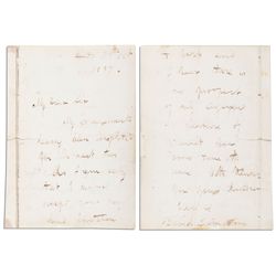 Dr. David Livingstone Autograph Letter Signed From 1857 -- During His Brief Stay in England Between 