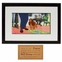 Animation Cel From Disney's ''Lady and the Tramp'' -- Fine