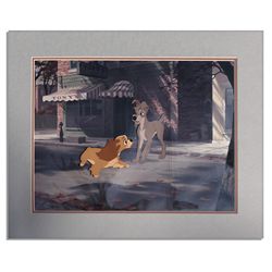 Disney Animation Cels From ''Lady and the Tramp'' -- Set Up Together