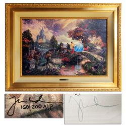 Thomas Kinkade Artist Proof Limited Edition Signed -- ''Cinderella Wishes Upon a Dream''