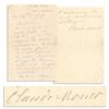 Image 1 : Claude Monet Autograph Letter Signed -- ''...I regret to inform you of my brothers death...'' -- 191