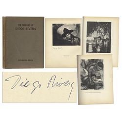 Diego Rivera Signed Book -- With PSA/DNA COA