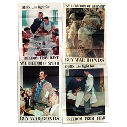 Norman Rockwell's Original 1943 ''Four Freedoms'' Poster Set