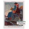 Image 1 : Norman Rockwell Signed Print of ''The Christmas Coach''