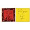 Image 1 : Charles Schulz Hand-Drawn Sketch of Snoopy, Within His Signed ''Peanuts'' Book, ''Security is a Thum