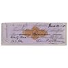 Image 1 : Mark Twain Check Signed as Samuel Clemens