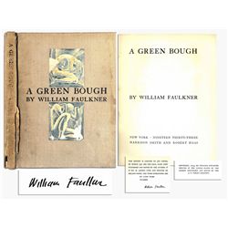 Limited Edition of ''A Green Bough'' Signed By William Faulkner -- Rare Copy of Faulkner's 2nd Book 