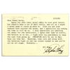 Image 1 : Stephen King Signed Postcard -- ''CHRISTINE will be out in May....sleep with the bathroom light on a