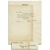 Image 1 : Eugene O'Neill Typed Letter Signed -- ''...I'm not much on sentiments...''