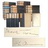 Image 1 : ''The Writings of Mark Twain'' 37 Volume Set -- Signed Both ''S.L. Clemens'' and ''Mark Twain'' to V