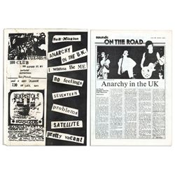 Sex Pistols 1976 Press Kit -- Issued by Glitterbest, Malcolm McClaren's Company to Get a Recording C