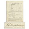 Image 1 : Joshua Chamberlain Document Signed