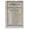 Image 1 : Confederate Election Ballot for Jefferson Davis -- From Virginia in 1861 -- Rare