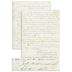 William T. Sherman's Civil War Orders Handwritten by His Assistant Following the Battle of Memphis -