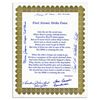 Image 1 : WWII Poem Signed by Five Enola Gay Crew Members -- Tom Ferebee, Theodore Van Kirk, Morris Jeppson, G