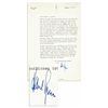 Image 1 : Albert Speer Letter Signed About Hitler -- ''...Napoleon is positively fundamentally different from 