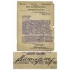 Image 1 : Marcus Garvey Letter Signed From 1934 -- On Universal Negro Improvement Association Stationery
