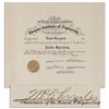 Image 1 : Walter P. Chrysler Document Signed