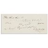 Image 1 : Cornelius ''Commodore'' Vanderbilt Autograph Note Signed