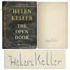 Image 1 : Helen Keller's Book of Poetry ''The Open Door'' Signed