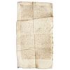 Image 1 : 14th Century Medieval French Document -- Exquisite Calligraphy, Measuring 12'' x 23.5''