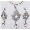 Image 1 : Pearl Necklace Pendant Earring Set