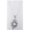 Image 2 : Pearl Necklace Pendant Earring Set