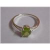 Image 1 : 2.120g Ring of Peridot Sterling Silver