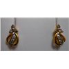 Image 1 : Earring of Diamond 0.23 Ctw in 2.65g 18kt Yellow Gold