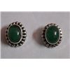 Image 1 : 3.360g Earring of Emerald Sterling Silver