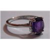 Image 1 : 2.720g Amethyst Ring Sterling Silver