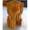 Image 2 : Wooden Decorative Elephant With Baby Inside