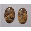 Image 1 : 84.00ct Pair of Agate Stone