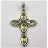 Image 1 : 9.40g Pendant of Peridot Sterling Silver