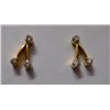 Image 1 : 1.74g Earring of Diamond 0.12 Ctw in 18kt Yellow Gold