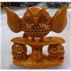 Image 2 : Wooden Decorative Owl With Two Baby