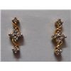 Image 1 : 2.14g Earring of Diamond 0.22 Ctw in14kt Yellow Gold