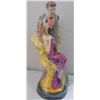 Image 2 : Beautiful Loving Star Couple Polystone Statue Height:10 inch, width: 5 inch