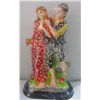 Image 1 : Decorated Beautiful Loving Couple Polystone Statue Height:11 inch, width: 6 inch