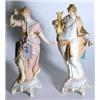 Image 1 : PAIR OF KPM BERLIN PORCELAIN FIGURES OF CLASSICAL WOMEN,  signed,late 19th century, finely detail…