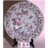 Image 1 : CHINESE PORCELAIN CIRCULAR DEEP DISH PLATTER, mid 18th century,  mounted as a wall plaque, with a…