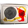 Image 1 : ALEXANDER CALDER (American, 1898-1976), framed lithograph,  "Papillion" (butterfly),  1974, limit…